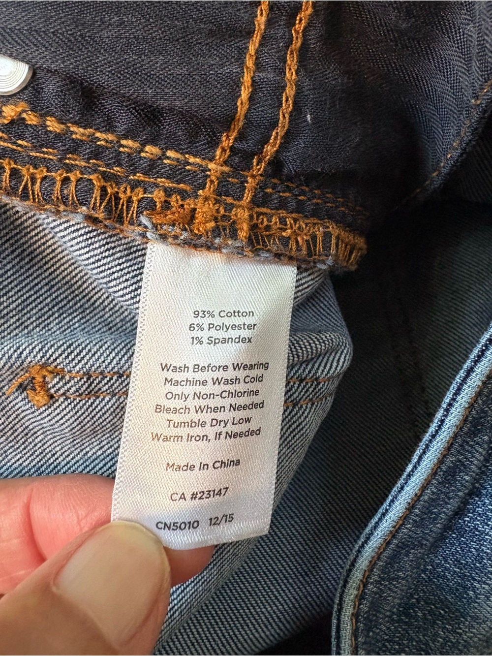 Talbots Flawless Five-Pocket Crop Jeans.  Size 6 - Picture 6 of 6